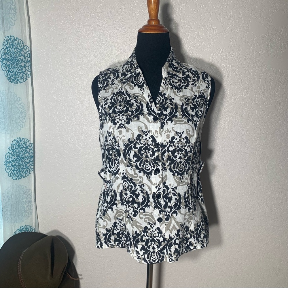 Charlotte Little linen blouse shirt top